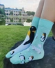 Супермодные и яркие разно-парные носки для девушек Пингвин One Size (601069) - изображение 2
