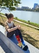 Супермодні та яскраві різно-парні шкарпетки для дівчат Олень One Size (601069) - зображення 4