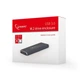Зовнішня кишеня Gembird для підключення SSD M.2, USB 3.0, алюміній, Black (EE2280-U3C-01) - зображення 6