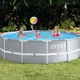 Бассейн каркасный Intex 26720 427-107 см фильтр-насос + лестница + подстилка + тент - изображение 2