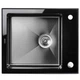 Кухонная мойка Platinum Handmade PVD 600x510x200 black Glass - изображение 1