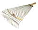 Грабли веерные раздвижные прутковые оцинкованные с регулировкой ширины на 18 зубов - изображение 1