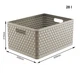 Корзина для хранения Rotho Country plus A4 28L капучино (11668) - изображение 2