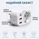 Сетевой разветвитель LENCENT WW09-F-PD 16A 4000W 4 в 1 с функцией быстрой зарядки PD+QC3.0 20W - изображение 3