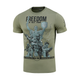 M-Tac футболка Freedom Light Olive 3XL - изображение 1