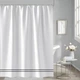 Шторка для ванной комнаты с кольцами Trento White 200х240 - изображение 1
