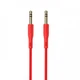 Кабель аудио Borofone BL1 Audiolink Jack 3.5 mm to Jack 3.5 mm 1m Red (BL1R1) - изображение 1