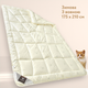 Зимнее шерстяное одеяло IDEIA WOOL CLASSIC 175х210 см (8-11817) - изображение 1