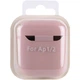 Силиконовый футляр с микрофиброй для наушников Airpods 1/2 Розовый / Pink Sand - изображение 5