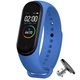 Силиконовый ремешок MRK для фитнес браслета Xiaomi Mi Band 4/3 Синий (32) с металлической кнопкой (mrk21042044) - изображение 1