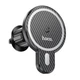 Автодержатель Hoco CA85 магнитный с беспроводной зарядкой 15W black - изображение 1