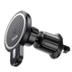Автодержатель Hoco CA85 магнитный с беспроводной зарядкой 15W black - изображение 3