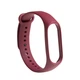 Силиконовый ремешок MRK для фитнес браслета Xiaomi Mi Band 4/3 Марсала (13) с металлической кнопкойо (mrk21042051) - изображение 2