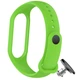Силиконовый ремешок MRK для фитнес браслета Xiaomi Mi Band 4/3 Ярко-зеленый с металлической кнопкой (mrk18102087) - изображение 1