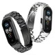 Ремінець MiJobs Plus CS металевий для Xiaomi Mi Band 5/6/4/3 Black (mrk0004) - зображення 2