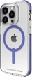 Чехол прозрачный противоударный Gear4 Piccadilly MagSafe Case для Apple Iphone 14 Pro (6.1") Periwinkle Clear - изображение 1