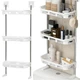Полиця стелаж у ванну 3 яруси настінна Portable Toilet And Bathroom Storage Rack - зображення 1