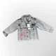 Джинсовая куртка ZARA "Barbie" на кнопках для девочки 104 см (3-4 года) Серый 1377-25 - изображение 1