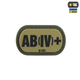 M-Tac MOLLE Patch група крові AB (IV) + PVC Ranger Green - зображення 3