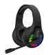 Гарнітура ігрова Bloody GR230 (Black) з мікрофоном, Neon LED Bluetooth + 2.4GHz + 3.5 jack, чорний колір - зображення 1