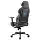 Крісло ігрове NxSys Aero Black, дихаюча екошкіра, сталевий каркас - зображення 6