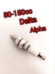 Свеча скутер 50-150сс Delta Alpha M10*1,00 12,7mm (001) - зображення 1