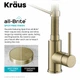 Змішувач для кухні із висувною лійкою KRAUS Bolden™ бронза латунь KPF-1610SFACB - зображення 6