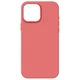 Силиконовый чехол для Apple iPhone 15 Pro Max, ICON2 Case, Розовый, противоударный, панель, защита всего корпуса, матовая поверхность Soft Touch, выступает над дисплеем, совместим с защитными стеклами и пленками, с микрофиброй - изображение 1