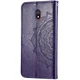 Кожаный чехол-книжка Epik Art Case с визитницей для Xiaomi Redmi 8a Фиолетовый - изображение 2