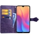Кожаный чехол-книжка Epik Art Case с визитницей для Xiaomi Redmi 8a Фиолетовый - изображение 3