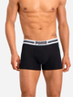 Набір чоловічих трусів 2 штуки Puma Placed Logo Boxer 2p 90651903 S Чорний (8718824117089) - зображення 3