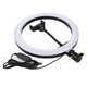 Кільцева світлодіодна лампа селфі 26см Ring Fill Light CXB-260 3 режими свічення Чорна - зображення 3
