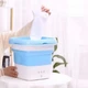 Мини стиральная машина складная для стирки нижнего белья носков Maxtop BX-3 Blue 220В голубой - изображение 2