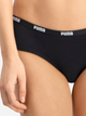 Набор жіночих трусиків-хіпстерів 2 штуки Puma Women Hipster 2P Hang 90784803 L Чорний (8718824911144) - зображення 3