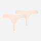 Набор жіночих трусиків-стрінгів 2 штуки Puma Women Seamless String 2P Hang 93502103 S Рожевий (8720245039611) - зображення 2