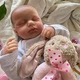 Реалистичная льлька новорожденная девочка Reborn Baby Doll 45 см - изображение 6