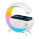 Умный светильник/Ночник с беспроводной зарядкой для телефона/Bluetooth-колонка белого цвета для бытового использования - изображение 3