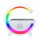 Умный светильник/Ночник с беспроводной зарядкой для телефона/Bluetooth-колонка белого цвета для бытового использования - изображение 5