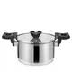 Кастрюля Fissman TITANIA с нержавеющей стали с крышкой 4 л 22x13 см (5248) - изображение 1