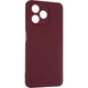 Чохол Fiji Full Soft Premium для Realme C51 (RMX3830) протиударний бампер з мікрофіброю Bordo - зображення 1