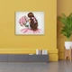 Картина по Номерам Brushme SH53730 Девушка с Пионами 50x40 см (27608) - изображение 2