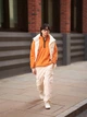 Толстовка на флисе мужская Uniqlo 19008210 L Оранжевая (1159797975) - изображение 3