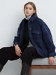 Куртка демисезонная женская Uniqlo 105726810 L Синяя (1159796070) - изображение 4