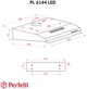 Вытяжка PERFELLI PL 6144 BR LED - изображение 10