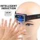 Ліхтар на чоло M-006-XPG+8SMD+4SMD(white+red+green+blue+UV), Motion Sensor, Li-Ion акумулятор, ЗП Type-C, Box - зображення 4