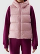 Теплый жилет короткий женский 4F Vest Jacket F112 4FWSS24TVJAF112-56S XS Розовый (5904698676903) - изображение 5