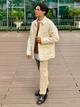 Джинсовая куртка мужская Uniqlo 61839141 3XL Молочная (1159798656) - изображение 13