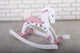 Дерев'яна лошадка-гойдалка Pony Star white pink - зображення 6