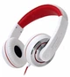 Дротові навушники накладні з мікрофоном Gorsun S-962С 2 mini jack 3.5 mm White-Red - зображення 1