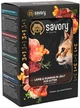 Промо набор упаковка влажного корма для котят Savory Kitten 3+1 ягненок с тыквой в желе 85 г х 4 шт. (2700000032824) - изображение 1